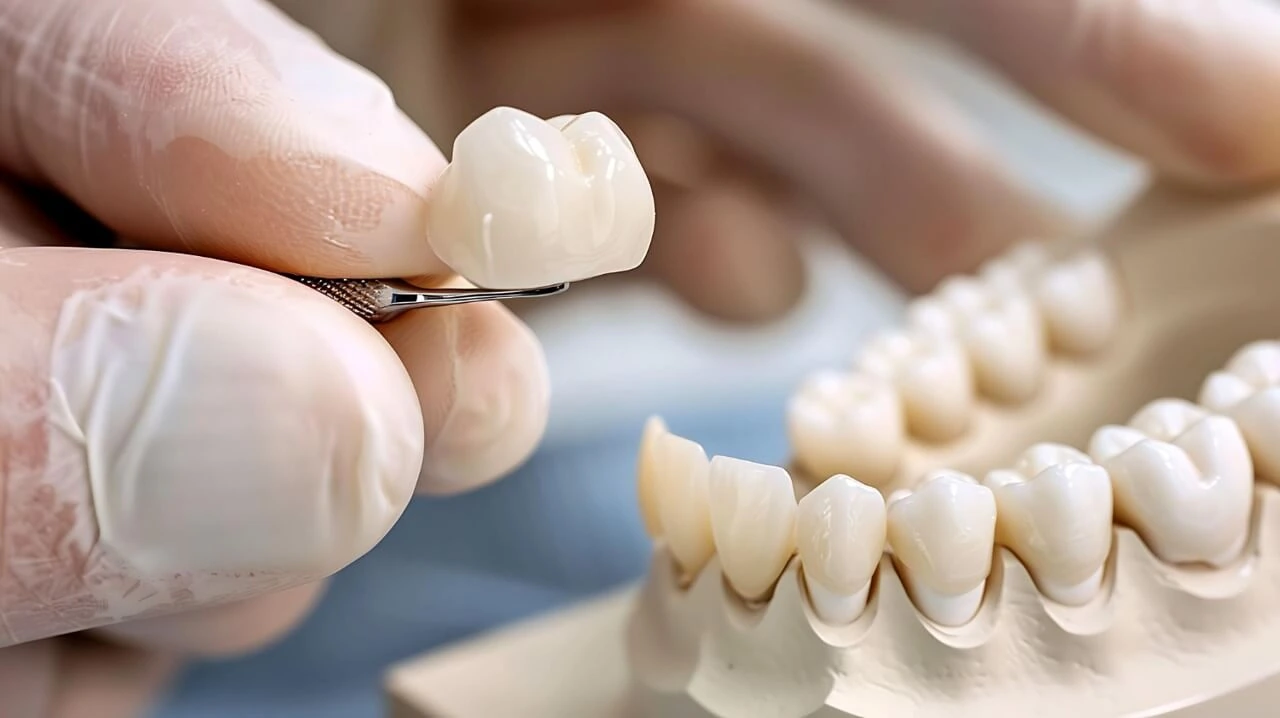 Dental crown restoration for a healthy smile
